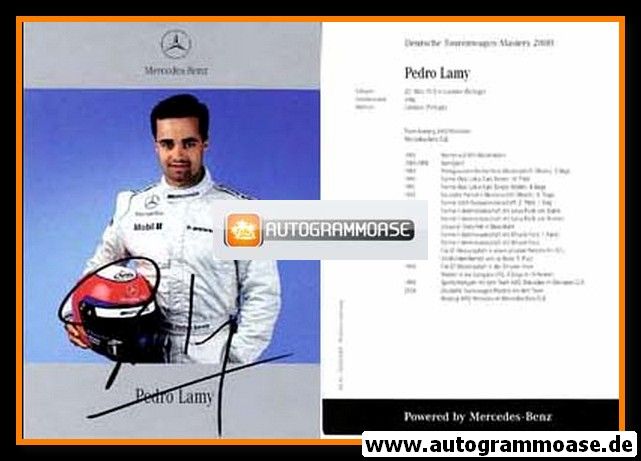 Autogramm Tourenwagen | Pedro LAMY | 2000 (DTM) 1