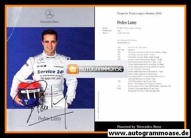 Autogramm Tourenwagen | Pedro LAMY | 2000 (DTM) 2