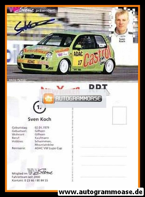 Autogramm Tourenwagen | Sven KOCH | 2000er (VW Scene)