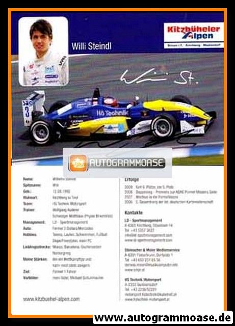Autogramm Tourenwagen | Willi STEINDL | 2009 (Kitzbühel)