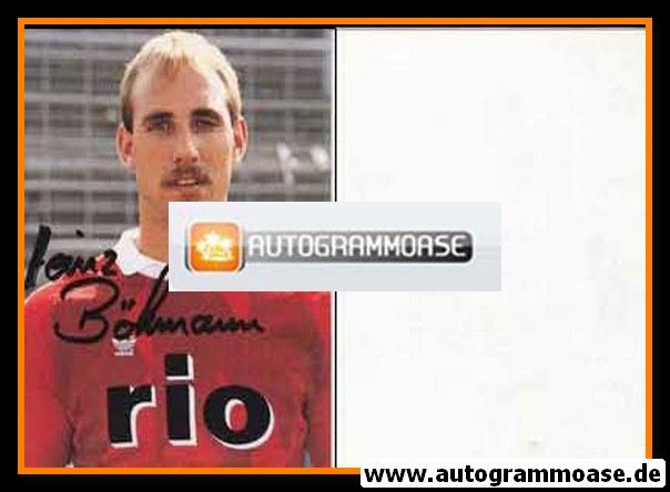 Autogramm Fussball | Alemannia Aachen | 1986 | Heinz BÖHMANN