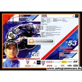 Autogramm Motorrad | Dominic LAMMERT | 2007 (Suzuki)