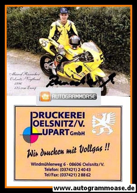 Autogramm Motorrad | Marcel RANACHER | 1996 (EM)