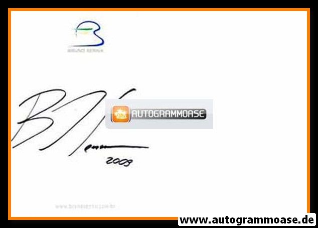 Autogramm Formel 1 | Bruno SENNA | 2000er (Bierdeckel)