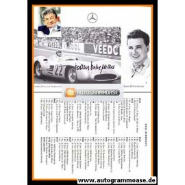 Autogramm Formel 1 | Hans HERRMANN | 1954 Retro (Collage) 1