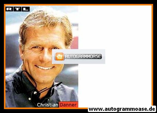 Autogramm TV | RTL | Christian DANNER | 2000er (Portrait Color)
