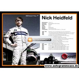 Autogramm Formel 1 | Nick HEIDFELD | 2008 (Portrait BMW)