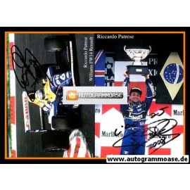 Autogramm Formel 1 | Riccardo PATRESE | 1990er (Siegerehrung Williams)