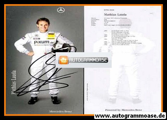 Autogramm Tourenwagen | Mathias LAUDA | 2008 (DTM)