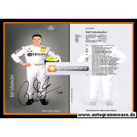 Autogramm Tourenwagen | Ralf SCHUMACHER | 2009 (DTM)