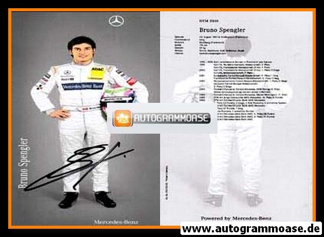 Autogramm Tourenwagen | Bruno SPENGLER | 2010 (DTM)