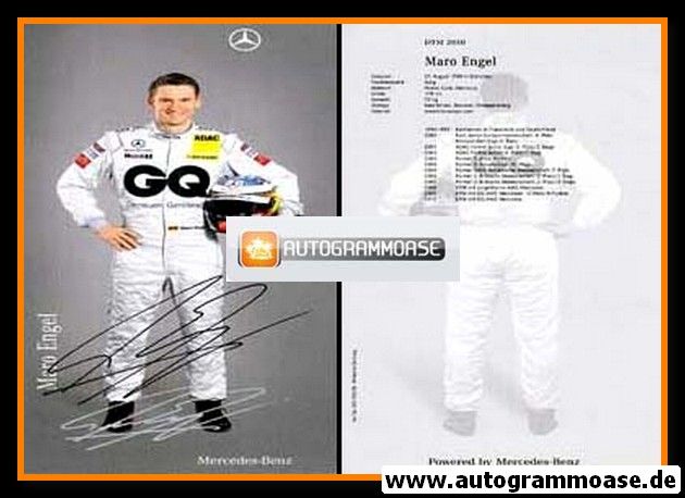 Autogramm Tourenwagen | Maro ENGEL | 2010 (DTM)