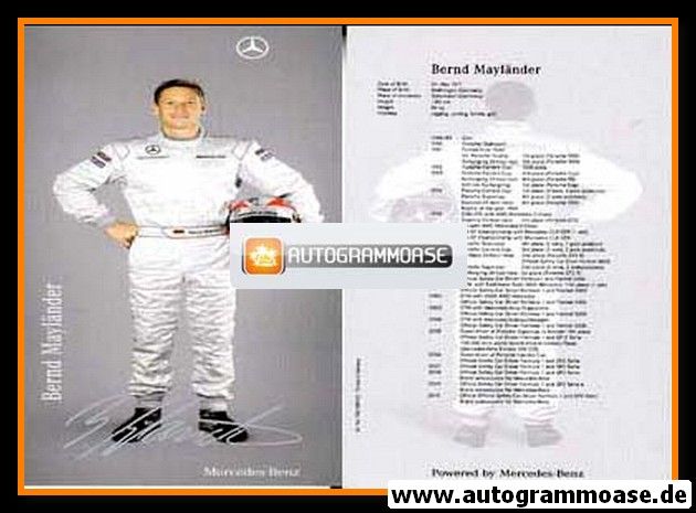 Autogramm Tourenwagen | Bernd MAYLÄNDER | 2010 Druck (DTM)