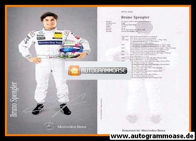Autogramm Tourenwagen | Bruno SPENGLER | 2011 Druck (DTM)
