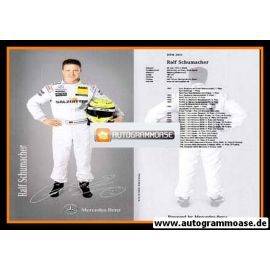 Autogramm Tourenwagen | Ralf SCHUMACHER | 2011 Druck (DTM)