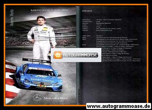 Autogramm Tourenwagen | Roberto MERHI | 2012 Druck (DTM)