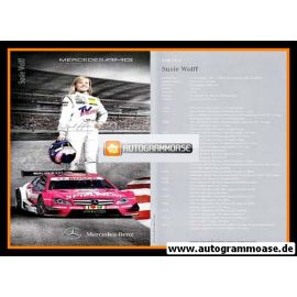 Autogramm Tourenwagen | Susie WOLFF | 2012 Druck (DTM)