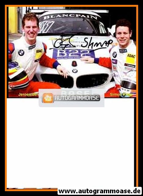 Autogramme Tourenwagen | Jeroen DEN BOER + Simon KNAP | 2000er (BMW)