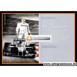 Autogramm Formel 1 | Nico ROSBERG | 2012 Druck (Mercedes)