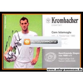Autogramm Fussball | Sportfreunde Siegen | 2004 | Cem ISLAMOGLU