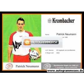 Autogramm Fussball | Sportfreunde Siegen | 2005 | Patrick NEUMANN