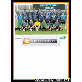 Mannschaftskarte Fussball | Stuttgarter Kickers | 1988 Puma