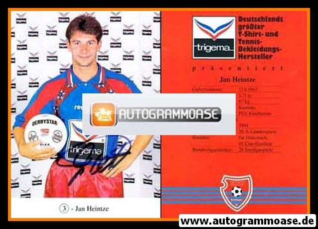 Autogramm Fussball | KFC Uerdingen 05 | 1995 | Jan HEINTZE