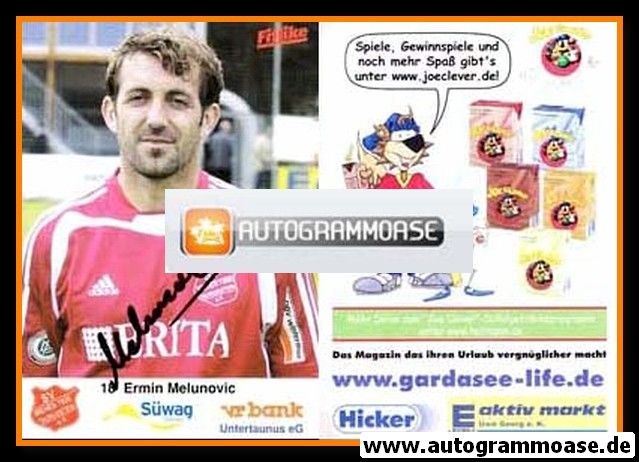 Autogramm Fussball | SV Wehen Wiesbaden | 2002 | Ermin MELUNOVIC