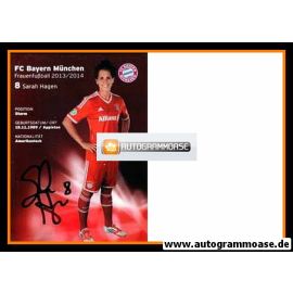 Autogramm Fussball (D) | FC Bayern München | 2013 | Sarah HAGEN