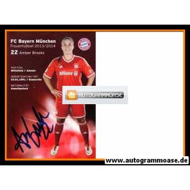 Autogramm Fussball (Damen) | FC Bayern München | 2013 | Amber BROOKS
