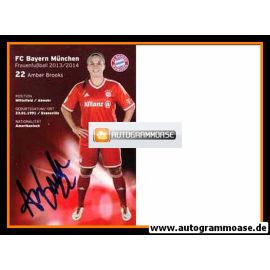 Autogramm Fussball (D) | FC Bayern München | 2013 | Amber BROOKS