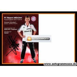 Autogramm Fussball (D) | FC Bayern München | 2013 | Simone SCHUBERT