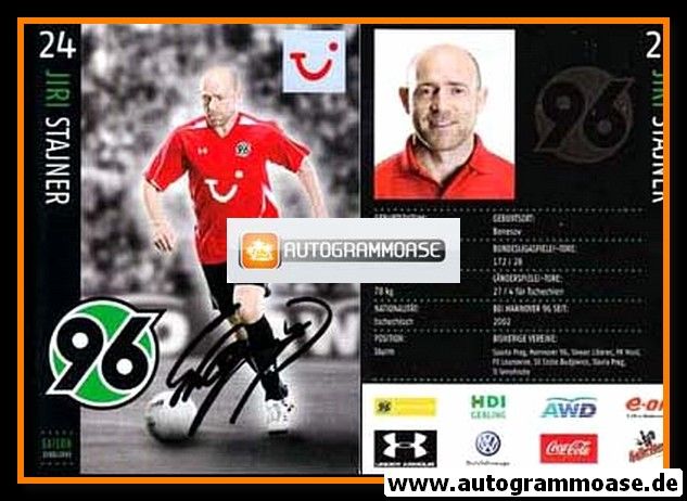 Autogramm Fussball | Hannover 96 | 2008 | Jiri STAJNER