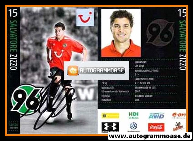 Autogramm Fussball | Hannover 96 | 2008 | Salvatore ZIZZO