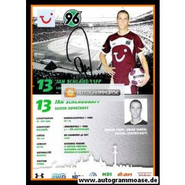 Autogramm Fussball | Hannover 96 | 2010 | Jan SCHLAUDRAFF