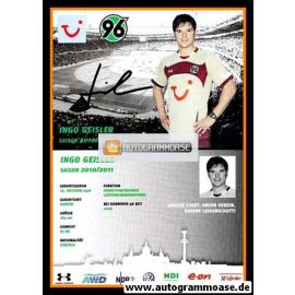 Autogramm Fussball | Hannover 96 | 2010 | Ingo GEISLER