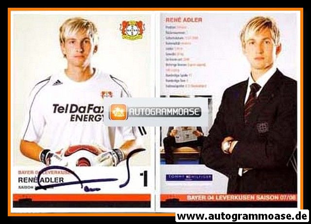 Autogramm Fussball | Bayer Leverkusen | 2007 | Rene ADLER
