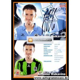 Autogramm Fussball | TSV 1860 München | 2009 | Antonio RUKAVINA