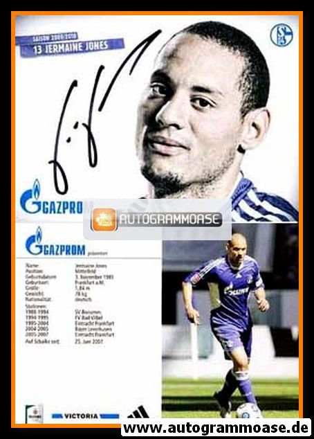 Autogramm Fussball | FC Schalke 04 | 2009 | Jermaine JONES