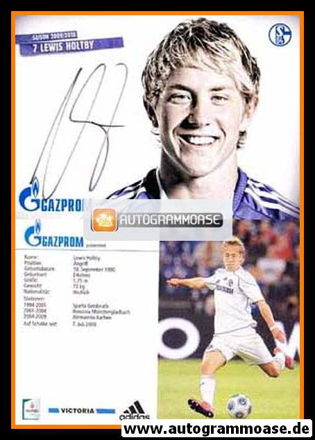 Autogramm Fussball | FC Schalke 04 | 2009 | Lewis HOLTBY