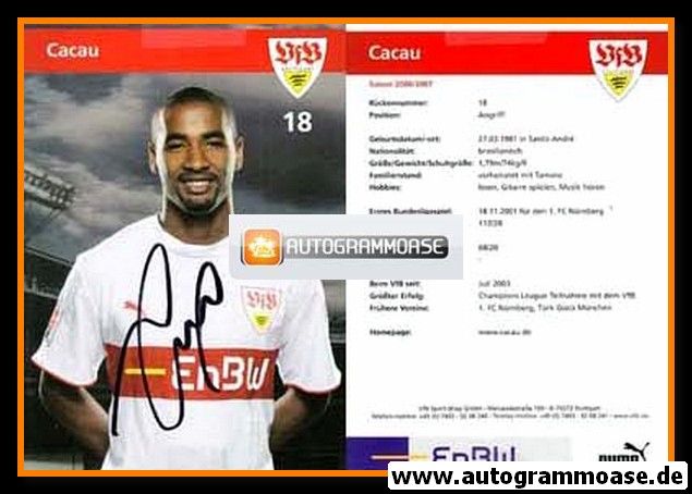 Autogramm Fussball | VfB Stuttgart | 2006 | CACAU
