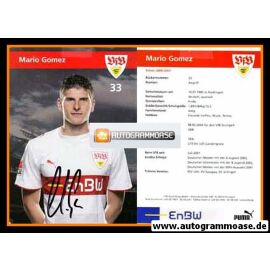 Autogramm Fussball | VfB Stuttgart | 2006 | Mario GOMEZ