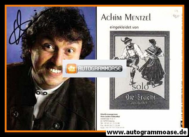 Autogramm Musik / TV | Achim MENTZEL | 1990er (Portrait Color) Solo Tracht 1