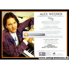 Autogramm Schlager | Alex WEGNER | 1998 "Verrückt Nach Deinen Augen" (Portrait Color) Solitaire