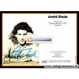 Autogramm Schlager | Andre STADE | 1995 "Feuer, Wind & Eis" (Intercord)