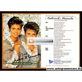 Autogramme Volksmusik | ANDREA & MANUELA | 1990er (TV-Auftritte)
