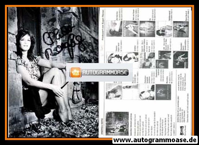 Autogramm Schlager | Andrea BERG | 2009 "Zwischen Himmel Und Erde" (Portrait Color Ariola)