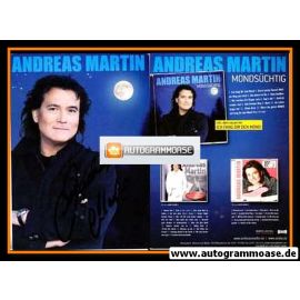 Autogramm Schlager | Andreas MARTIN | 2008 "Mondsüchtig" (Portrait Color Sony BMG)