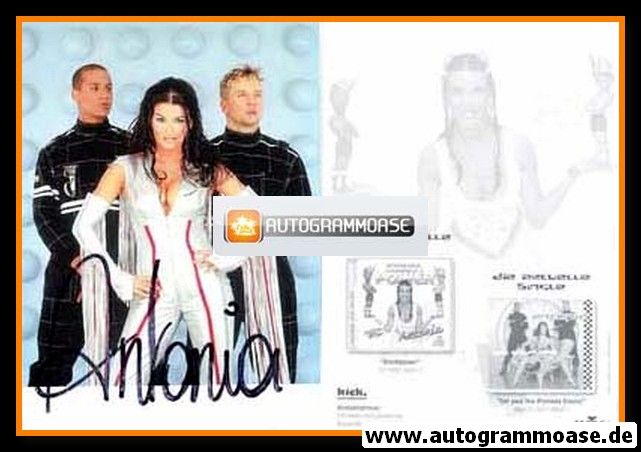 Autogramm Schlager | ANTONIA AUS TIROL | 2001 "Dirndlpower" (Gruppenbild Color)