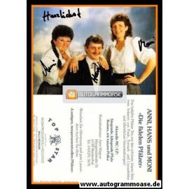 Autogramme Volksmusik | DIE FIDELEN PFÄLZER | 1980er "Singende Klingende Pfalz"